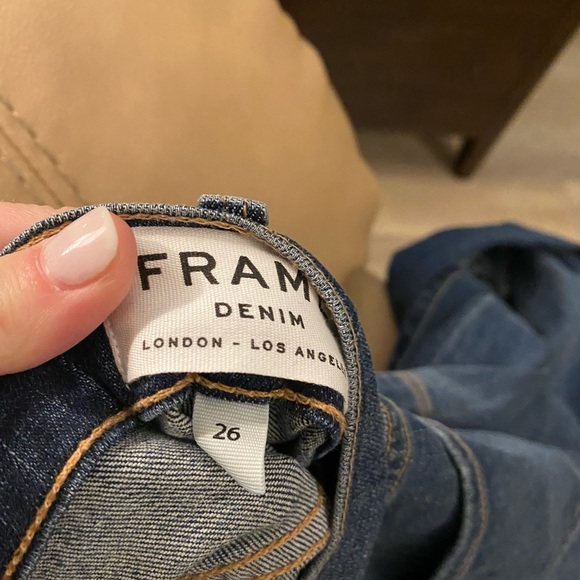 FRAME Denim Le Skinny de Jeanne in Sunset Grove size 26 NEW WITH TAGS - Picture 6 of 8